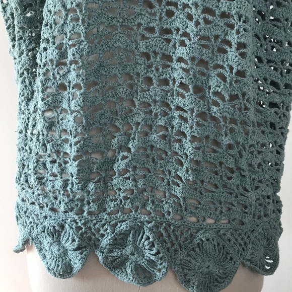 Vintage! Anna Gray Crochet Vest - Picture 7 of 12